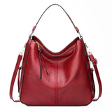 Large leather bag for women