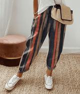 Olive Elegant Cotton Pants