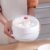 Multi-Layer Microwave Steamer with Lid