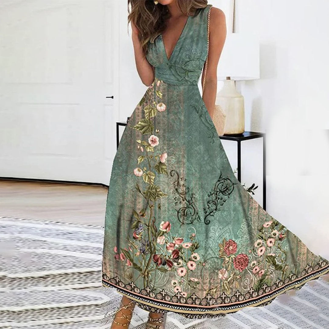 Ulani - Elegant flowered dress