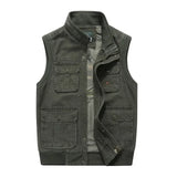 Nathaniel - Men's multi-pocket vintage waistcoat