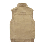 Nathaniel - Men's multi-pocket vintage waistcoat