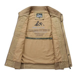 Nathaniel - Men's multi-pocket vintage waistcoat