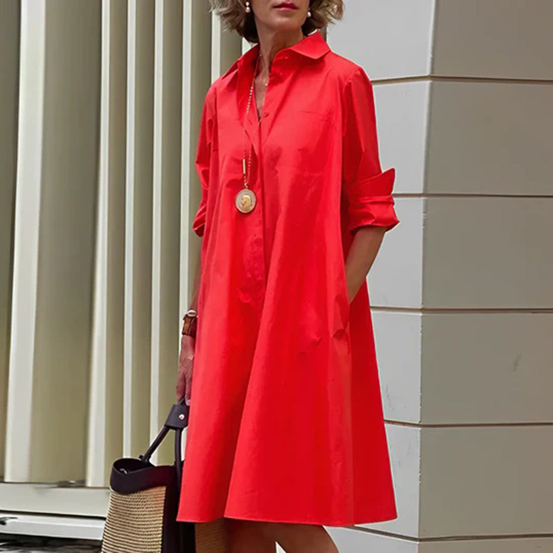 Galina- Elegant long sleeve dress