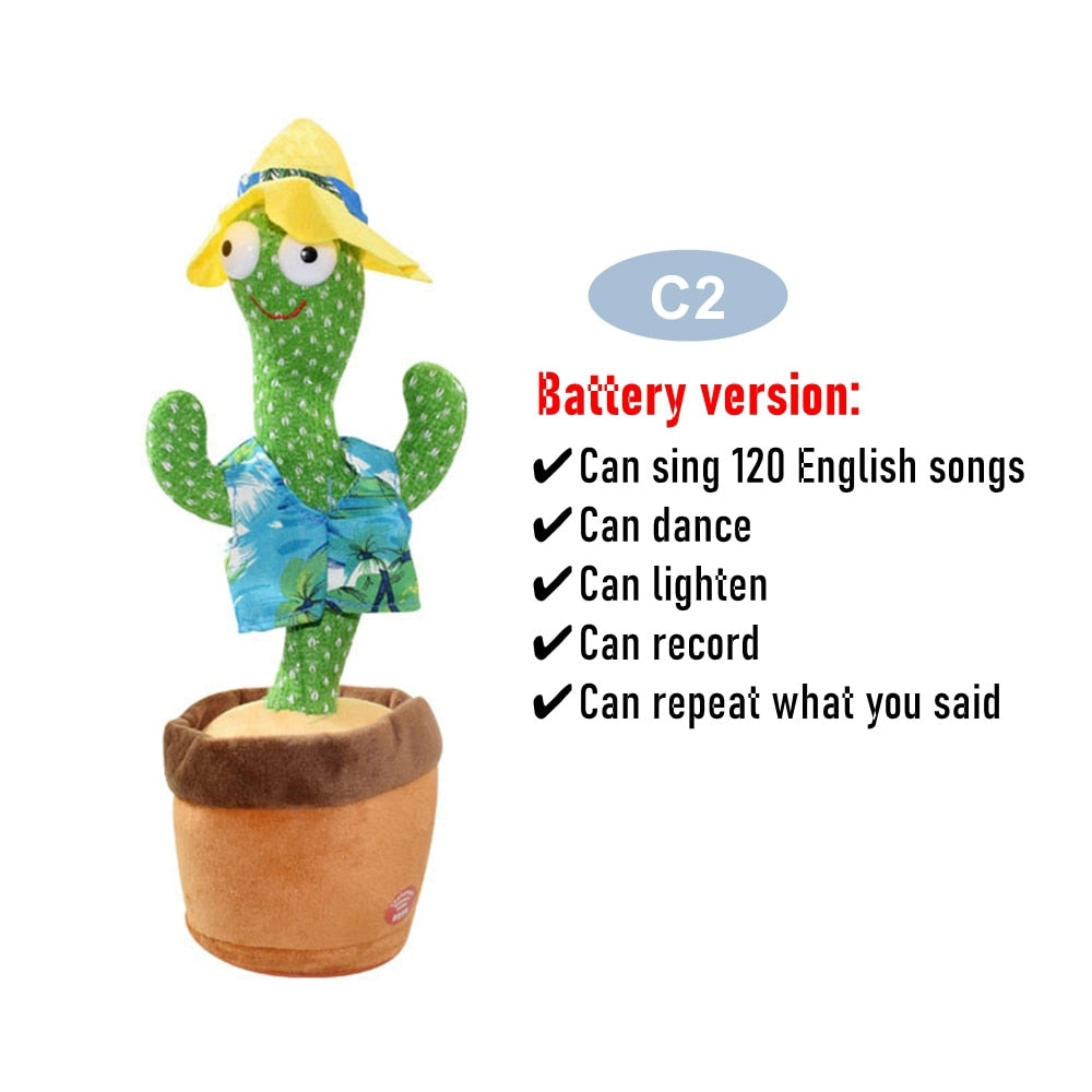 Dancing Cactus Repeat Talking Toy