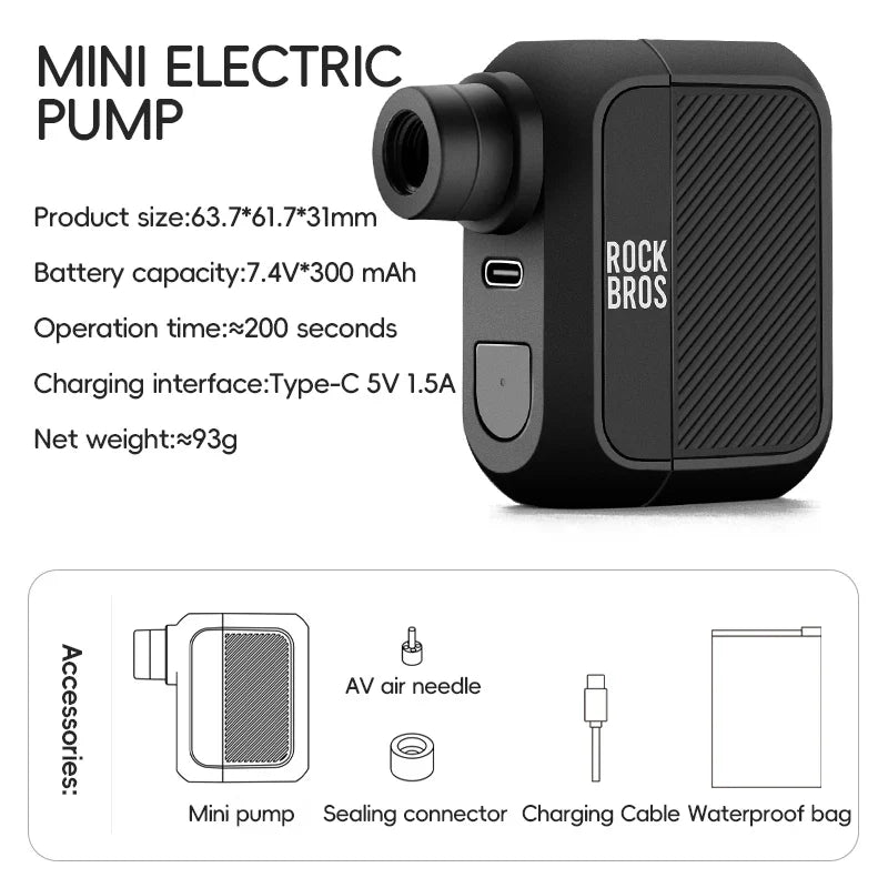ROCKBROS Mini Electric Pump