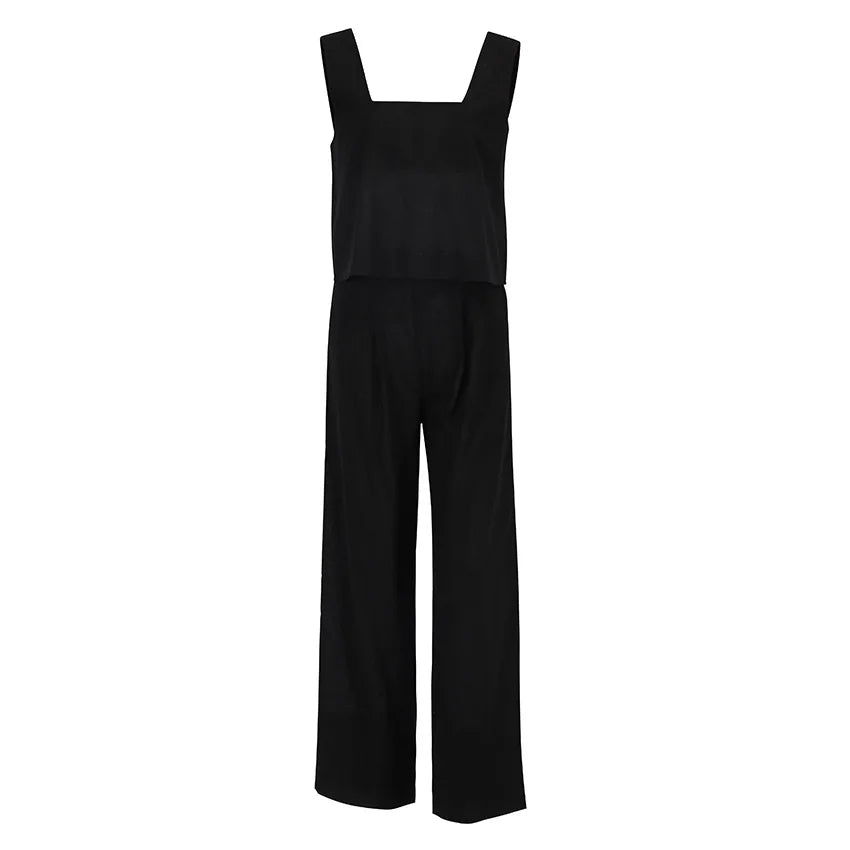 Eloise - Flowing wide trousers with matching tank top