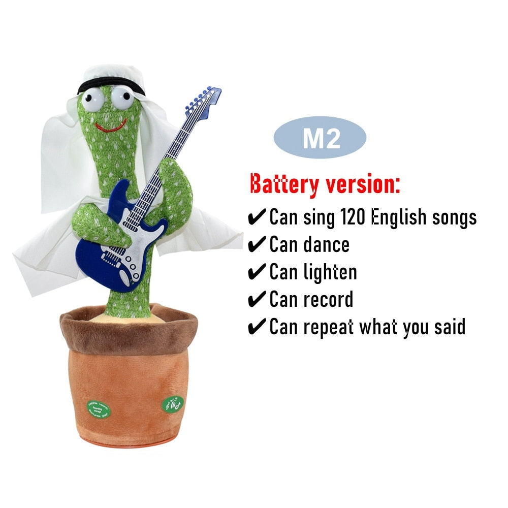 Dancing Cactus Repeat Talking Toy