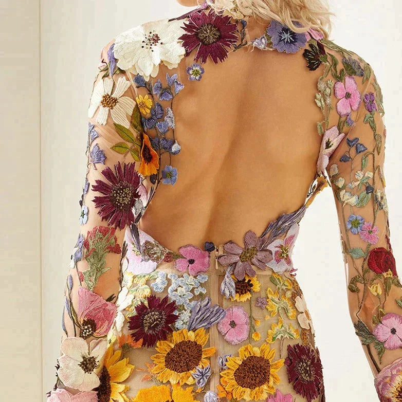 Perfect floral dress for spring and summer