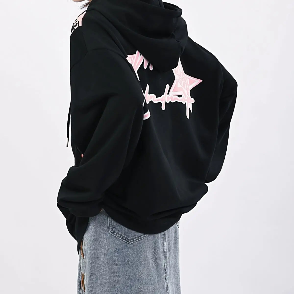 Aria - Oversized hoodie with graphic print