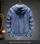 Reynan - Denim hooded jacket
