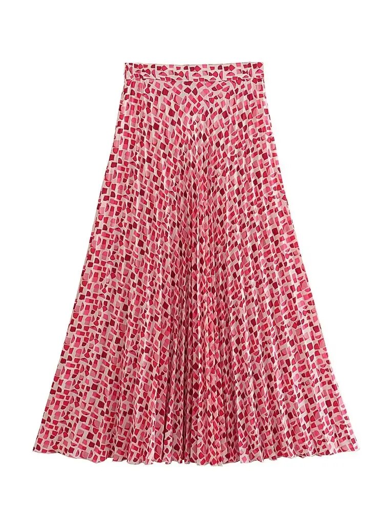 Elegant summer skirt in vintage style