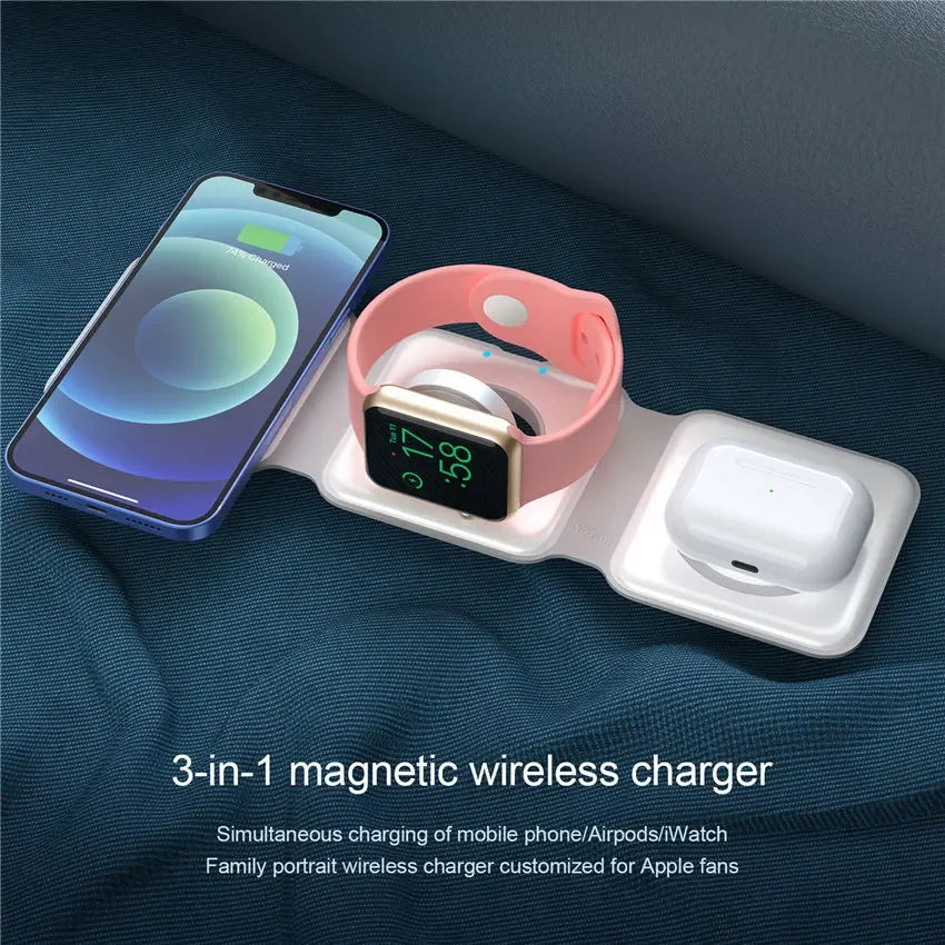 3 in 1 Wireless Charger Pad