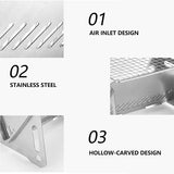 Multifunction Camping BBQ Grill Rack Net Firewood Stove Stainless steel BBQ Grill