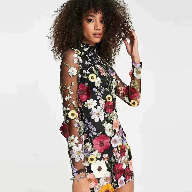 Perfect floral dress for spring and summer