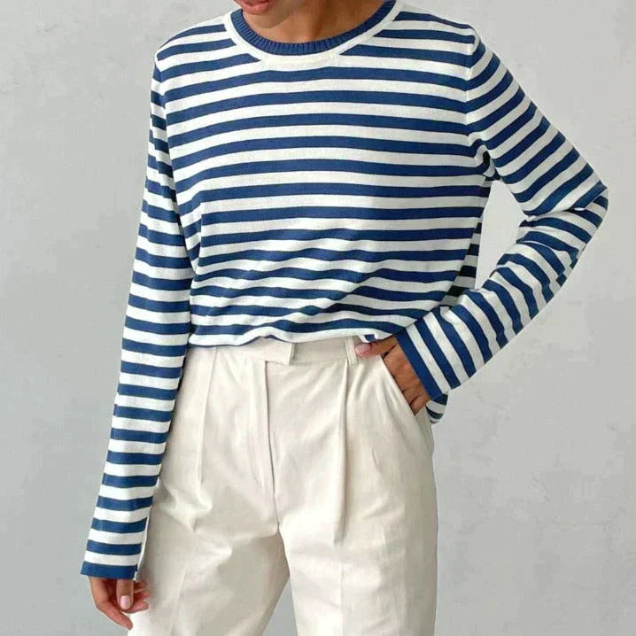 Eirian - Elegant striped T-shirt