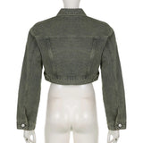 Jessy - Short denim jacket with large pockets