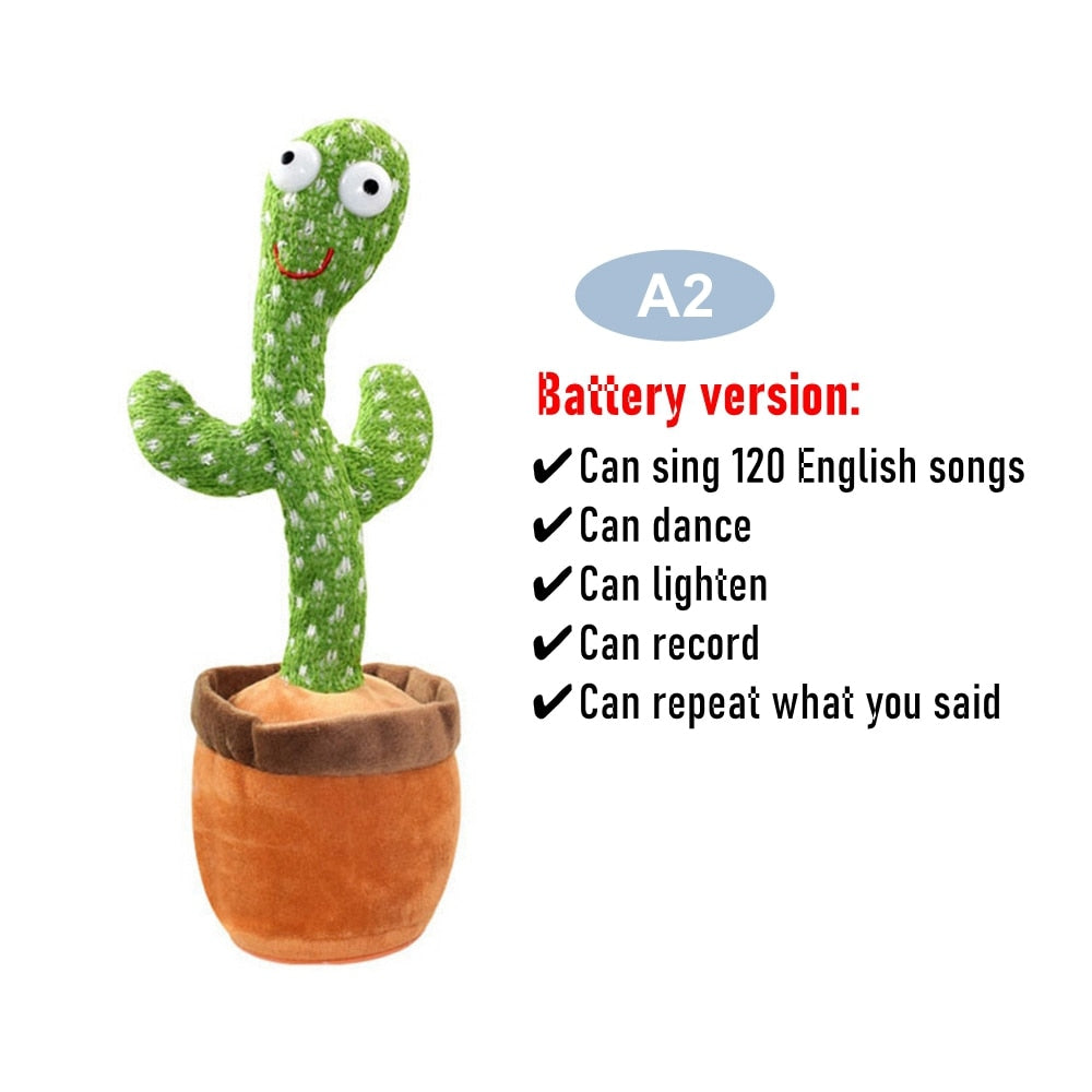 Dancing Cactus Repeat Talking Toy