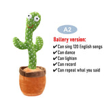 Dancing Cactus Repeat Talking Toy