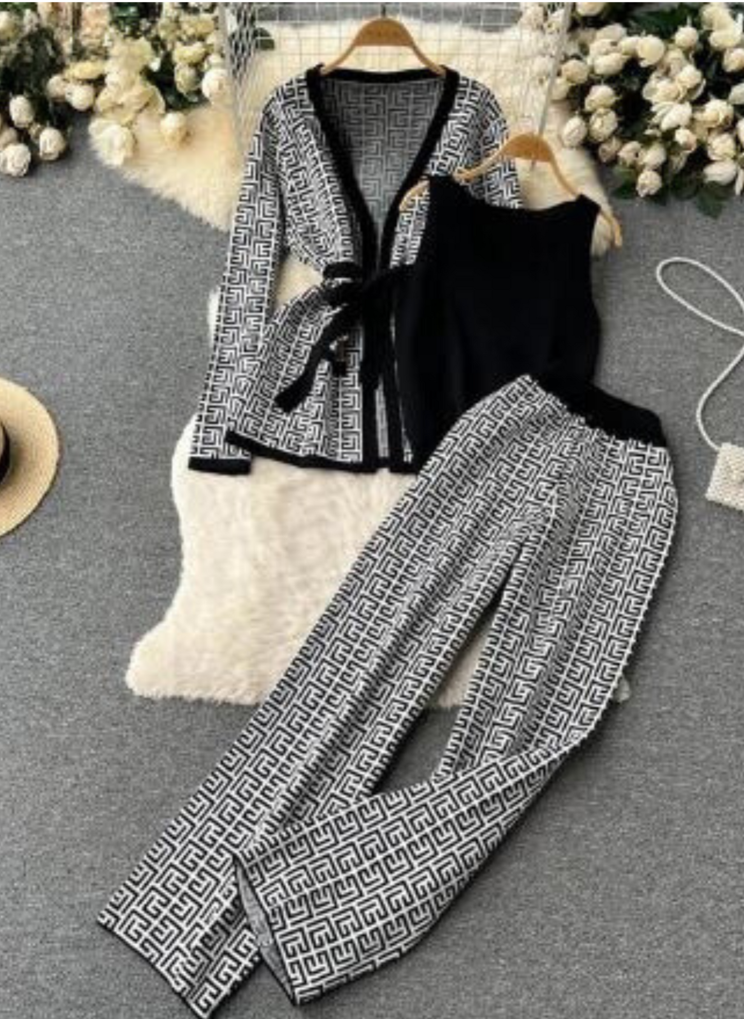 Fashion Print three-piece set