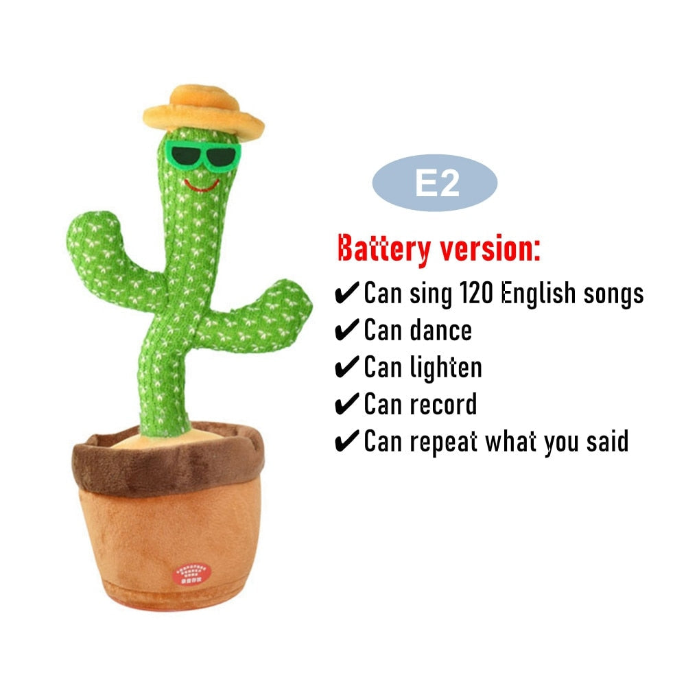 Dancing Cactus Repeat Talking Toy