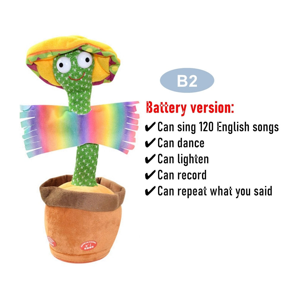 Dancing Cactus Repeat Talking Toy