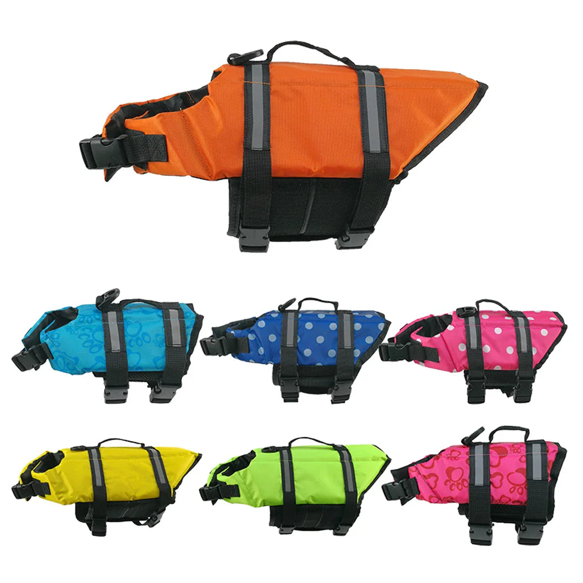 Dog Reflective Adjustable Life Jacket