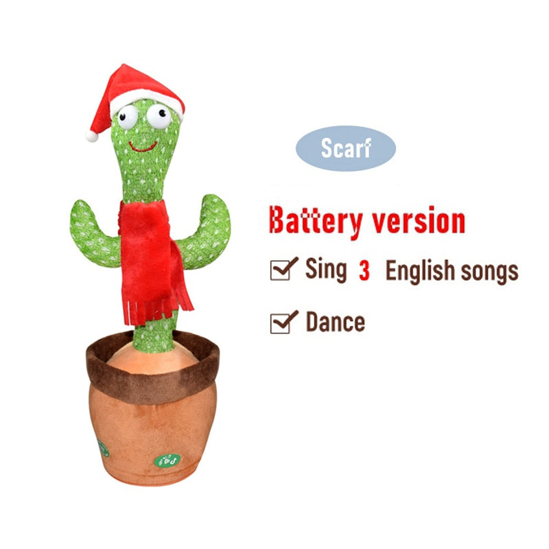 Dancing Cactus Repeat Talking Toy