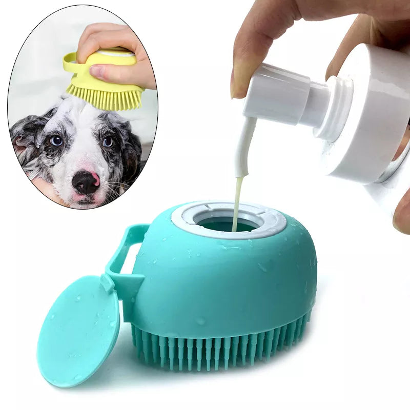 Dog Bath Massage Brush