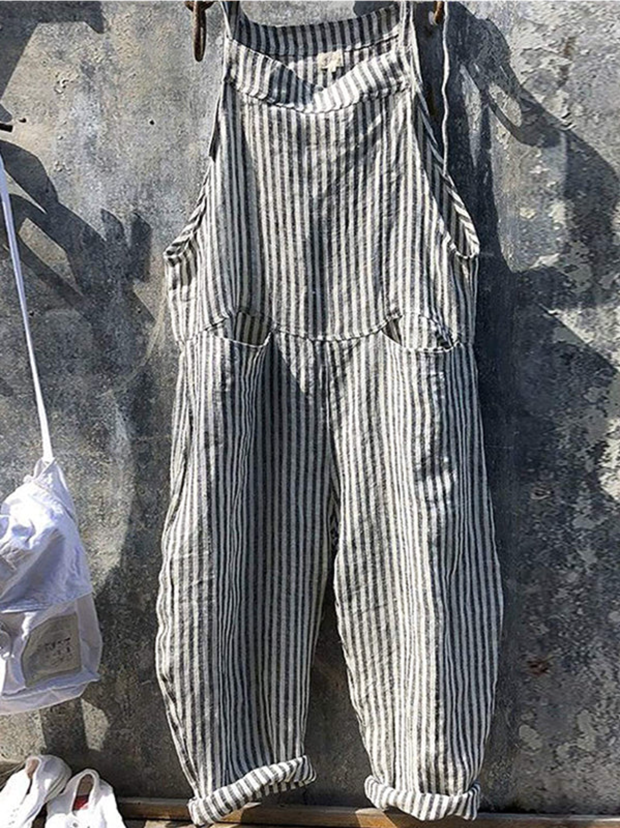 Luise - Striped casual jumpsuit