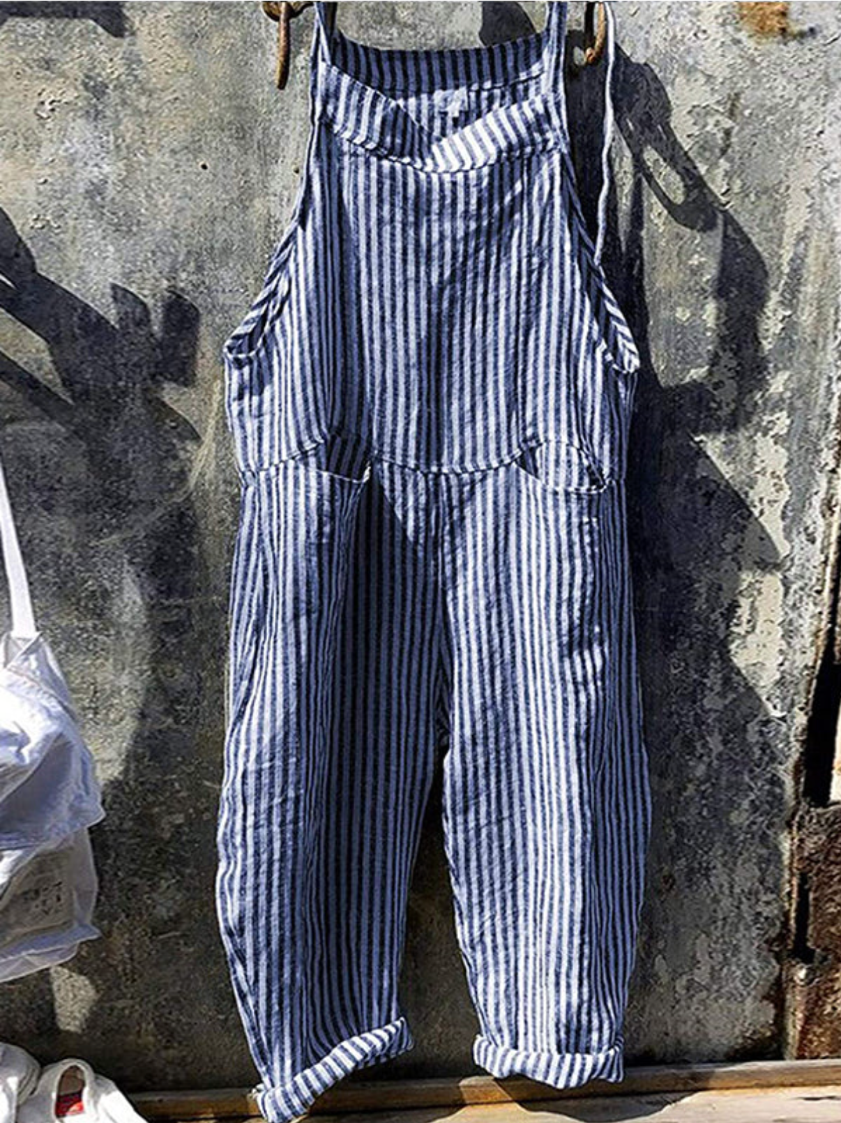 Luise - Striped casual jumpsuit