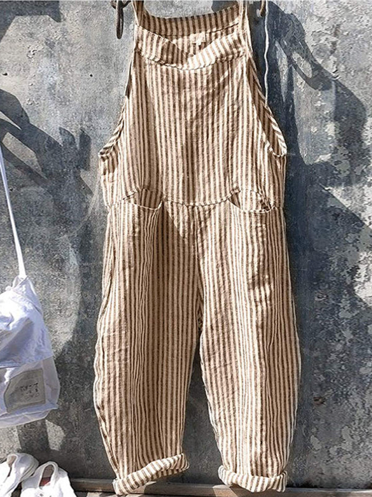 Luise - Striped casual jumpsuit