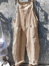 Luise - Striped casual jumpsuit