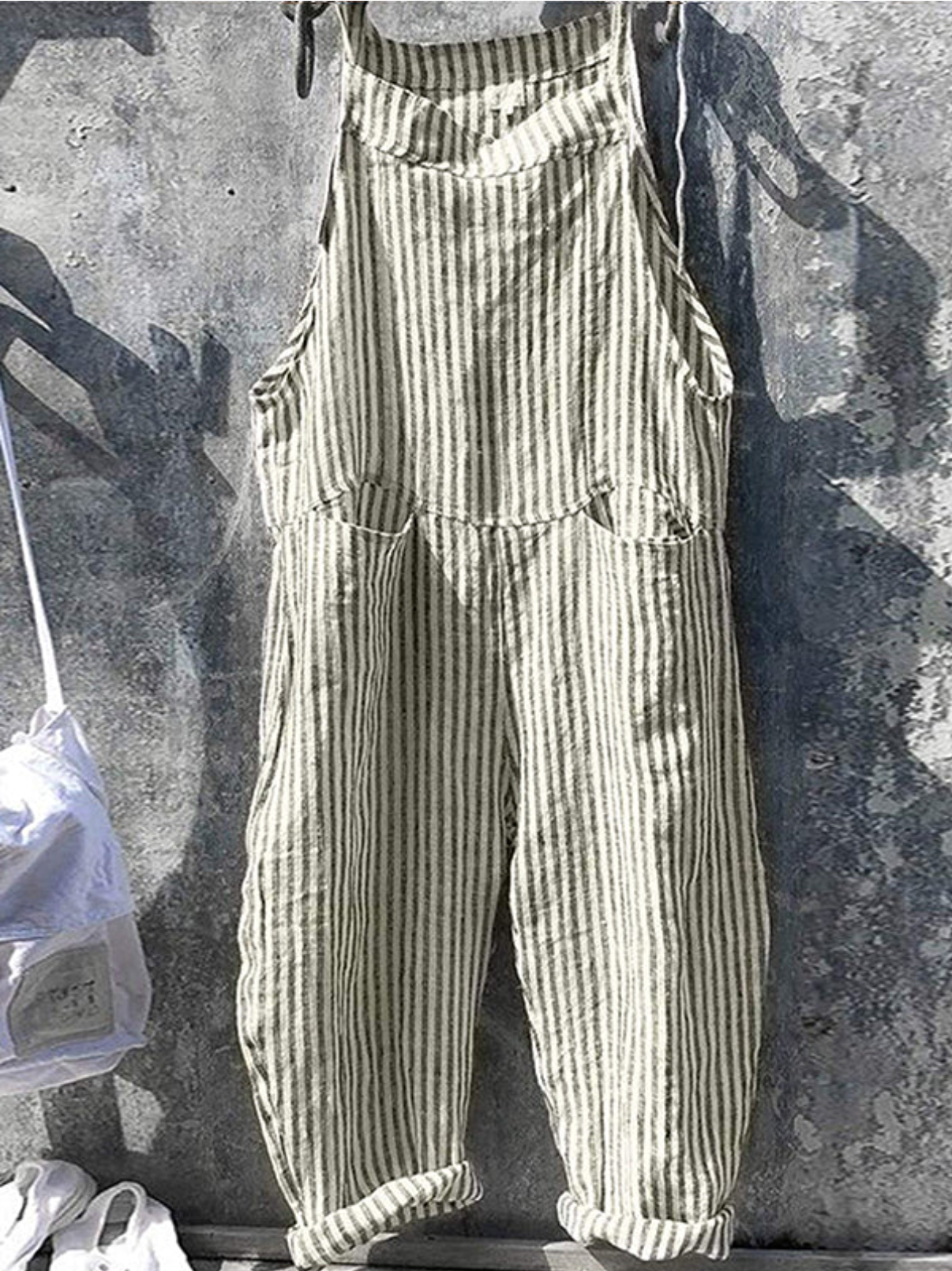 Luise - Striped casual jumpsuit