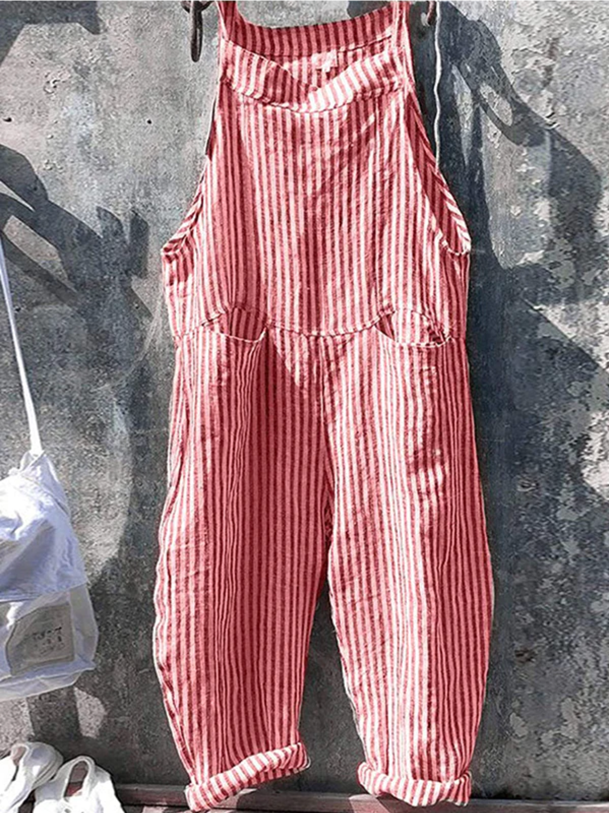 Luise - Striped casual jumpsuit