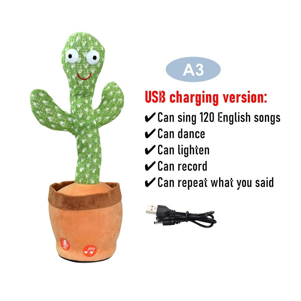 Dancing Cactus Repeat Talking Toy