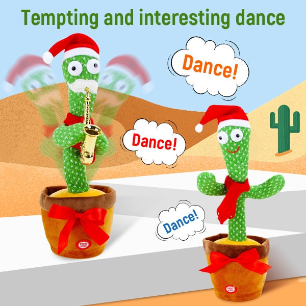 Dancing Cactus Repeat Talking Toy