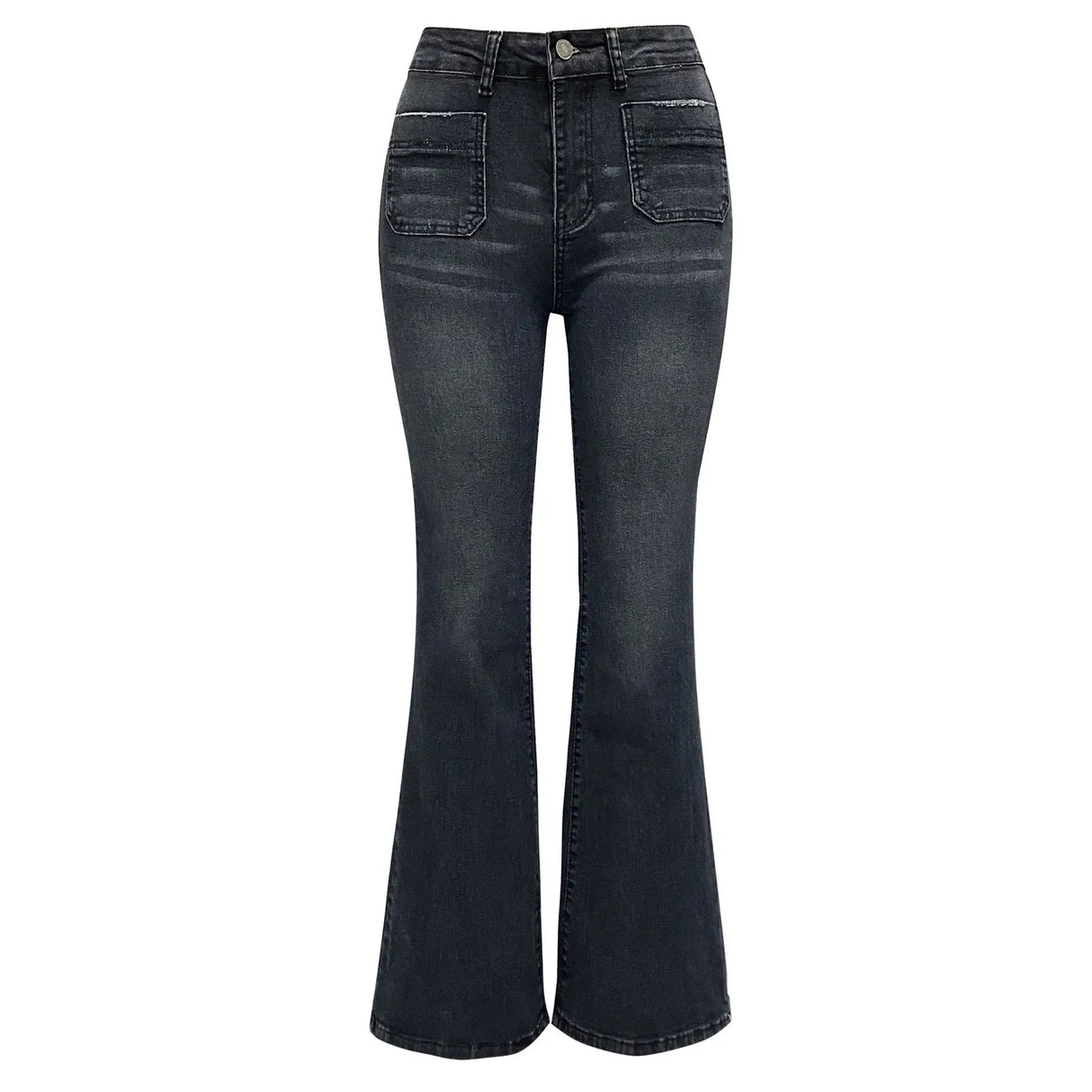 Zoe - Chic bootcut jeans with a low rise