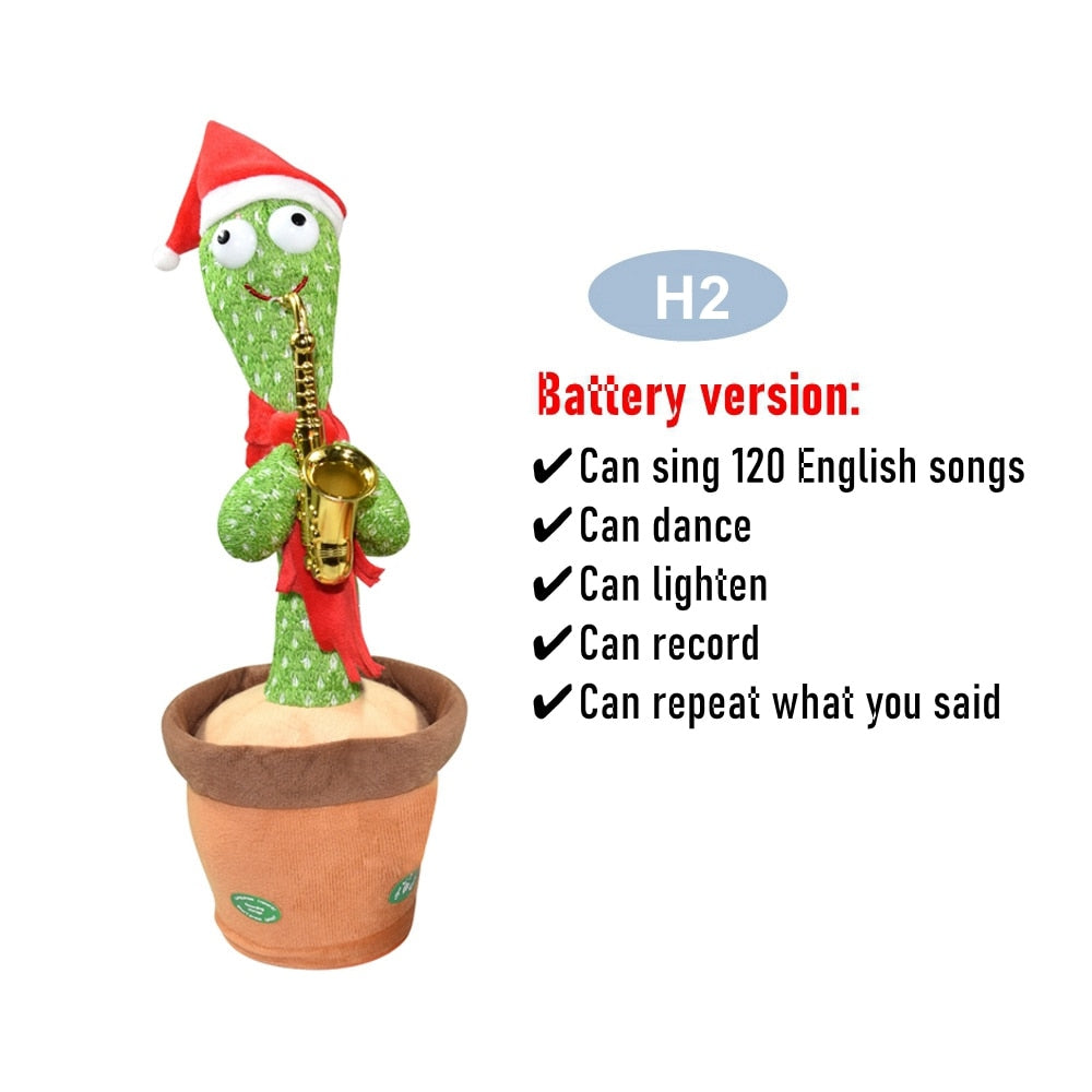 Dancing Cactus Repeat Talking Toy