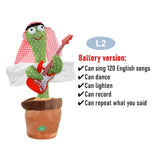 Dancing Cactus Repeat Talking Toy