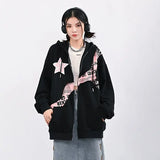 Aria - Oversized hoodie with graphic print