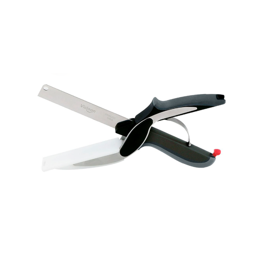 Slim Chopper Scissors  2 In 1 Multi Kitchen Tool Fruit Knife