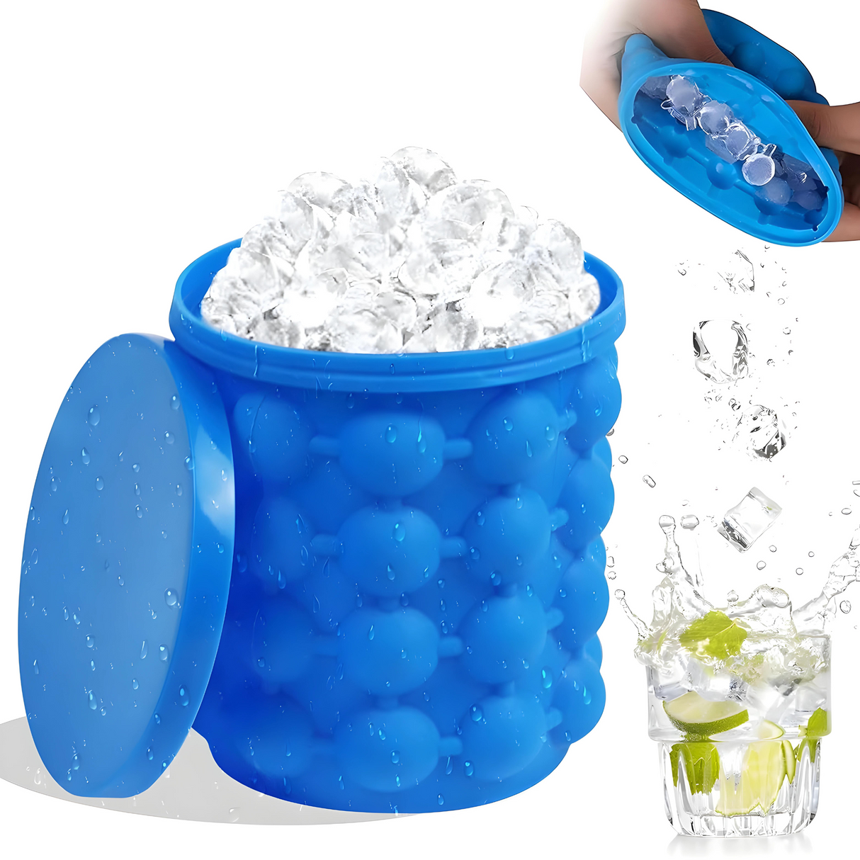 Silicone Mold Ice Cube Tray