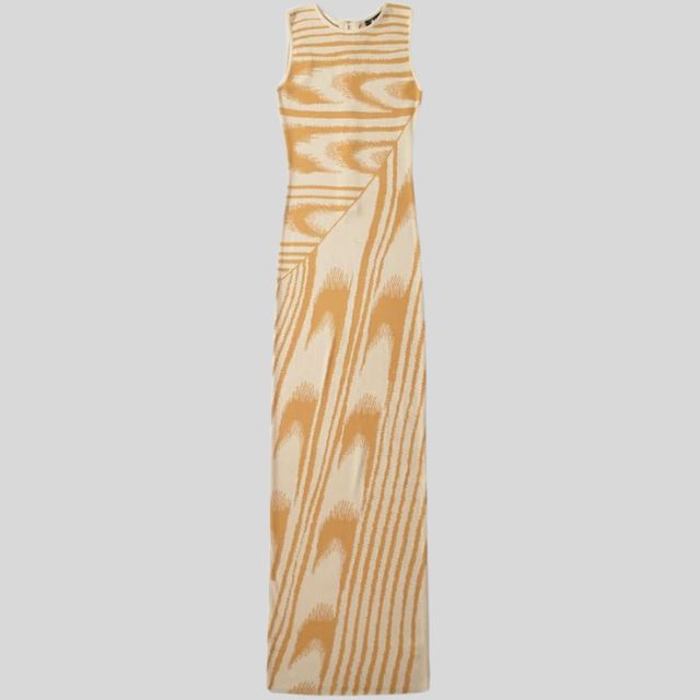 Chloe - Slim-fit velvet maxi dress with asymmetric neckline