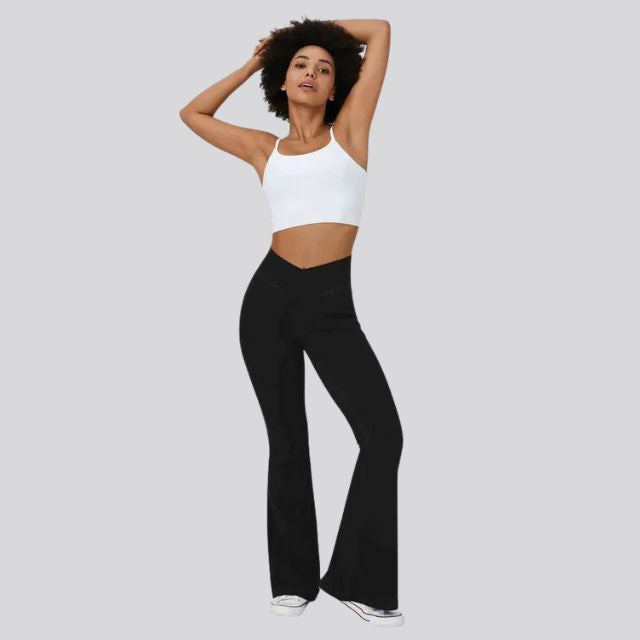 Azura | High waisted flare leggings