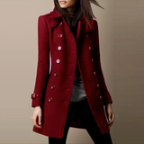 Women's autumn and winter wool jacket