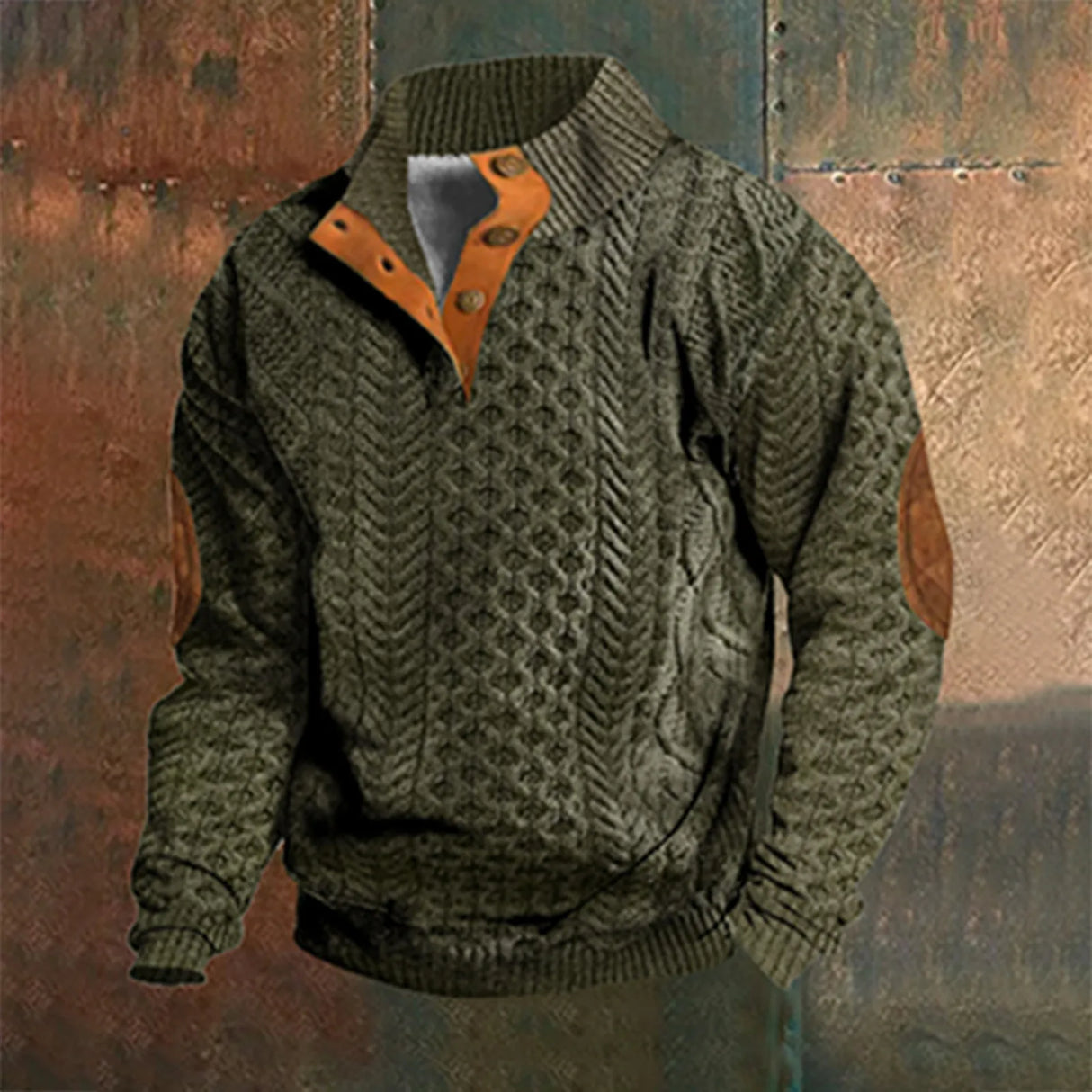 Bluma - Casual retro cashmere shirt for men