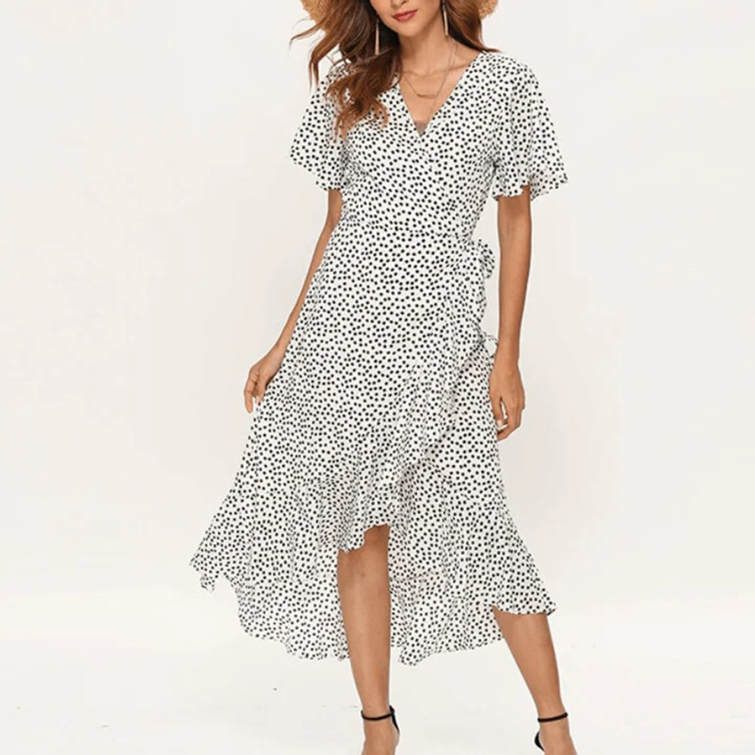 Brigitte - Stylish summer wrap dress