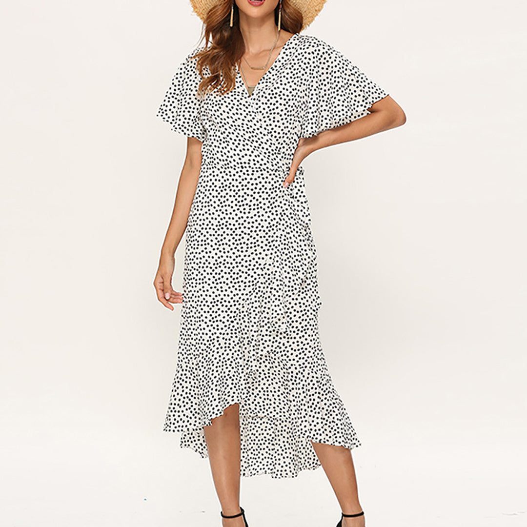 Brigitte - Stylish summer wrap dress