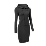 Addie - Sweatshirt dress with hood